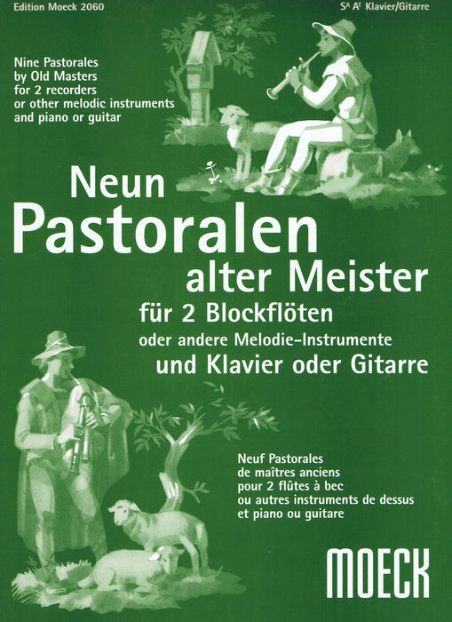 Various: 9 Pastorales by Old Masters for 2 Recorders and Keyboard