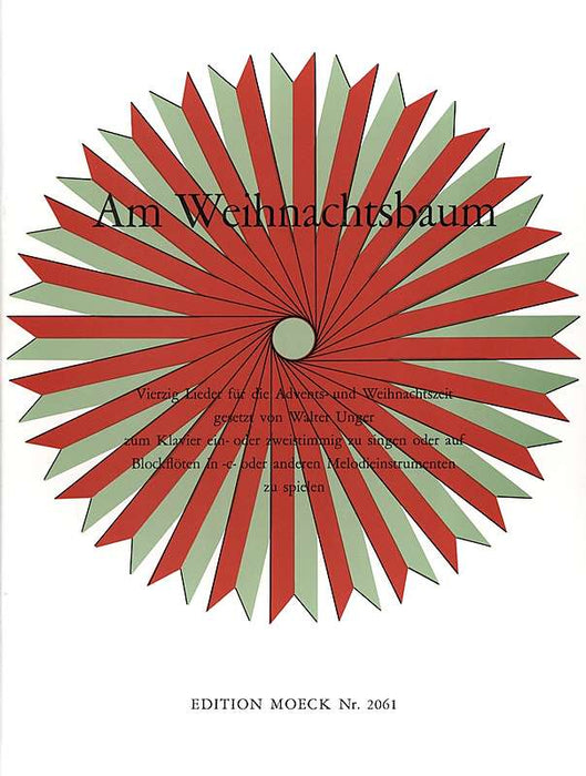 Various: Am Weihnachtsbaum - 40 German Christmas Songs for 2 Recorders and Piano