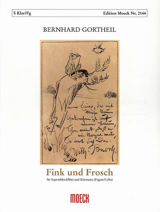Gortheil: Fink und Frosch for Descant Recorder and Clarinet
