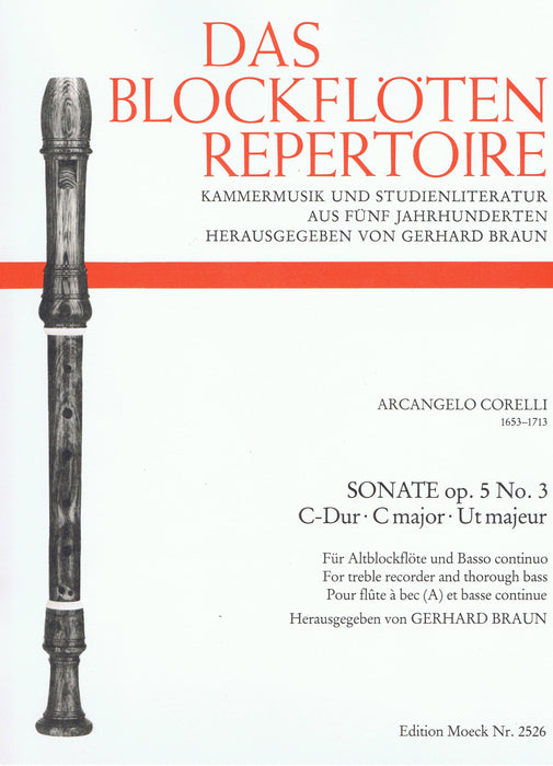 Corelli: Sonata in C Major for Treble Recorder and Basso Continuo