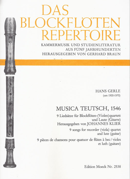 Hans Gerle: Musica Teutsch, 1546