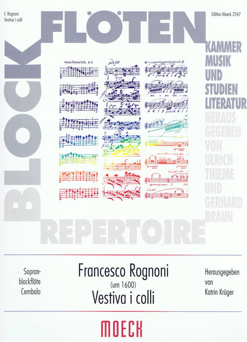 Rognoni: Vestiva i colli for Descant Recorder and Harpsichord