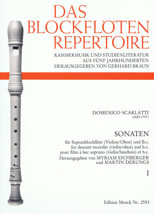 Scarlatti: Sonatas for Descant Recorder and Basso Continuo, Vol. 1