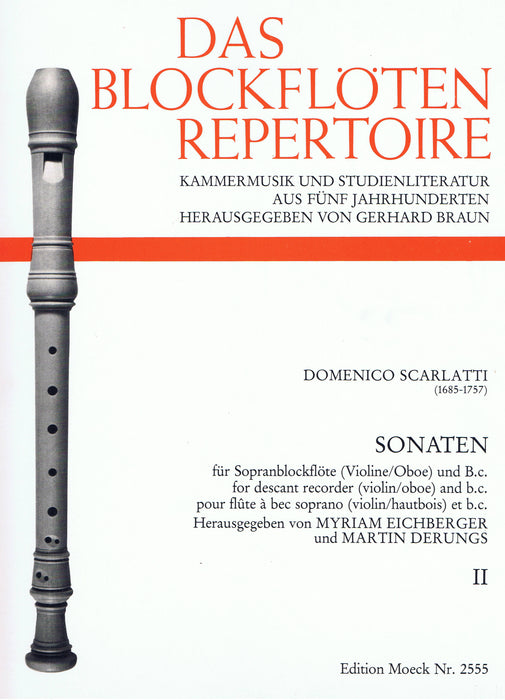 Scarlatti: Sonatas for Descant Recorder and Basso Continuo, Vol. 2