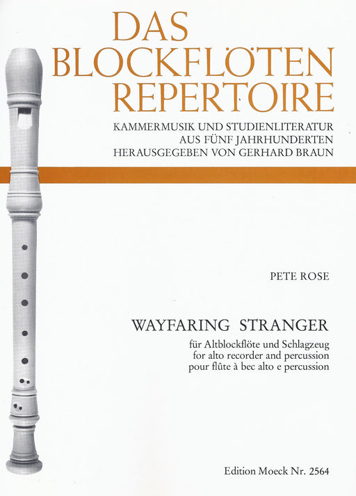 Rose: Wayfaring Stranger for Alto Recorder and Percussion