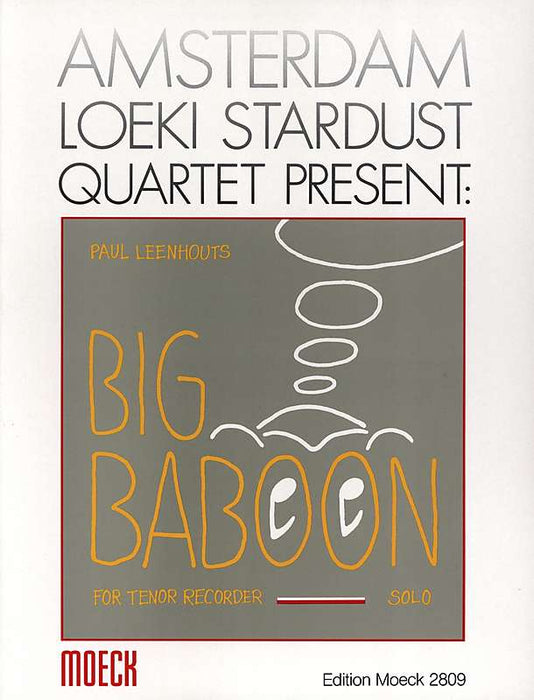 Leenhouts: Big Baboon for Tenor Recorder Solo