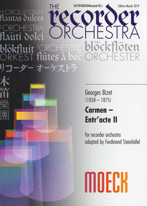 Bizet: Carmen - Entr'acte II for Recorder Orchestra