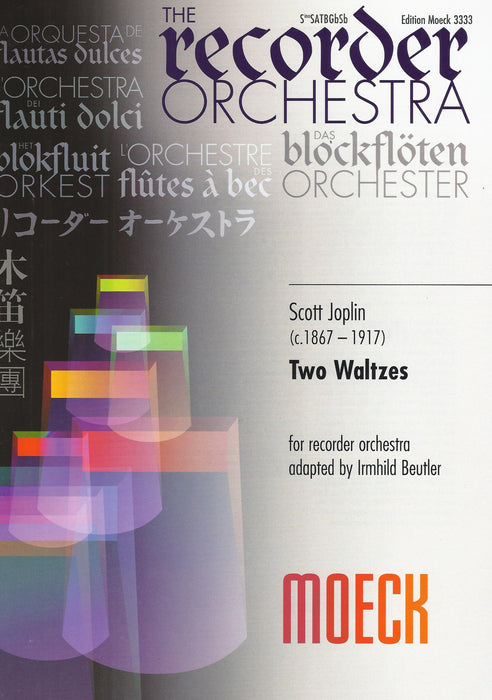 Joplin: Two Waltzes for Recorder Orchestra
