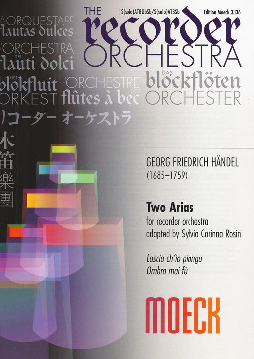 Handel: Two Arias for Recorder Orchestra
