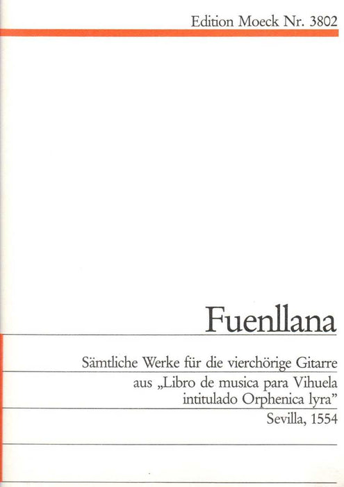 Fuenllana: Complete Works for the 4 Course Guitar
