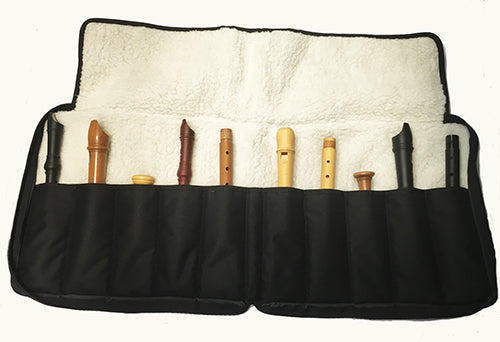 EMS UR10 'Un-Roll' Padded 10-Slot Recorder Carrying Bag