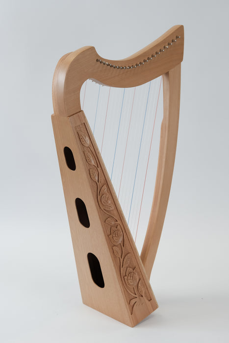 Silver Harp Bundle - Heritage 22 String Heather Harp