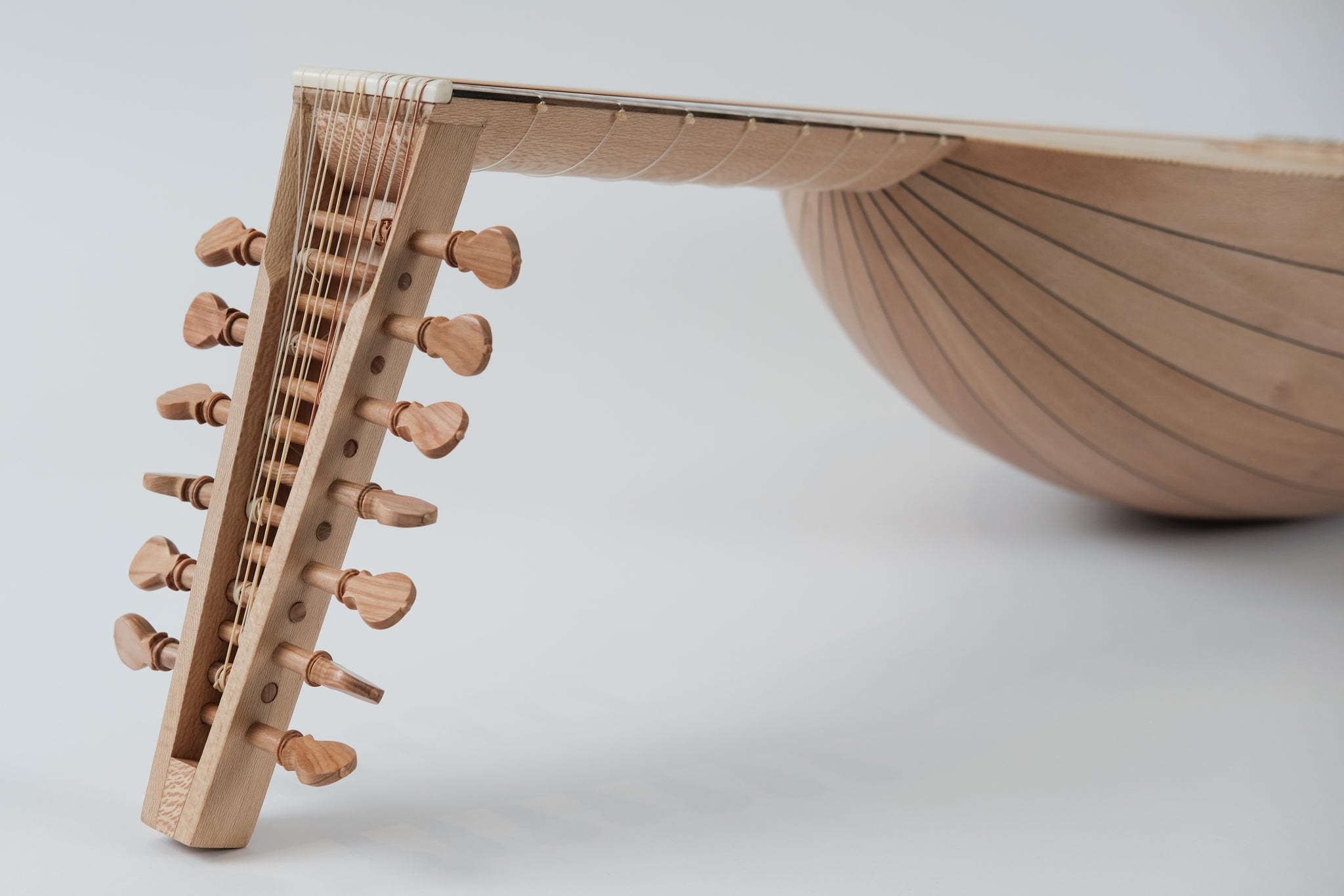 Silver Lute Bundle - EMS Heritage 7 Course Renaissance Lute after Hieb