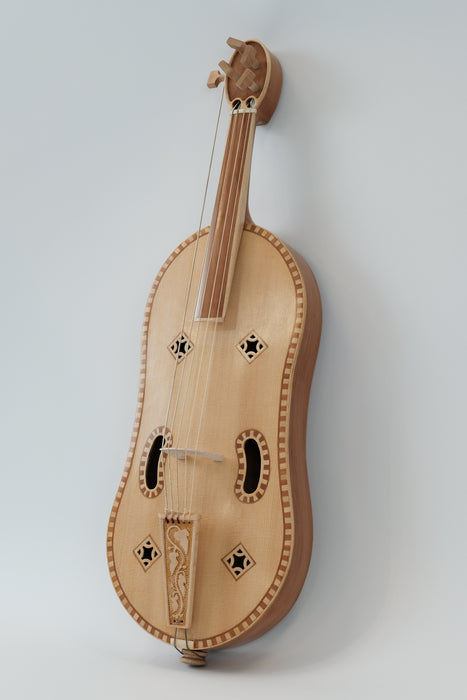 Medieval Fiddle after a 14th Century Fresco by Roberto Montagna