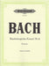 J. S. Bach: Brandenburg Concerto No. 6 - Score