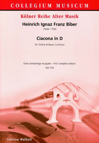 Biber: Ciacona in D Major for Violin and Basso Continuo