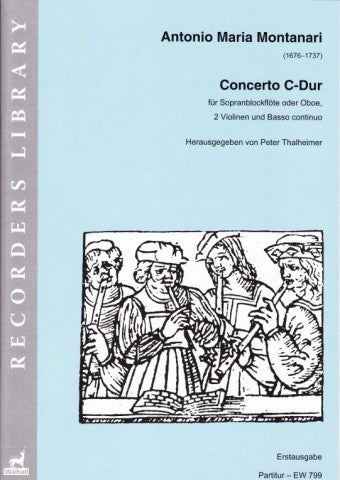 Montanari: Concerto in C Major for Soprano Recorder, Strings and Basso Continuo - Piano Reduction