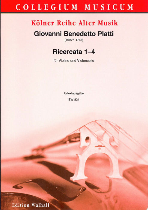 Platti: Ricercata 1-4 for Violin and Violoncello