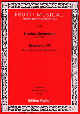 Clérambault: Chaconne from Simphonia Va for Violin and Basso Continuo