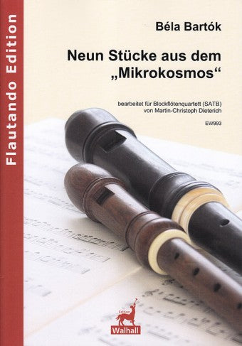 Bartók: Nine Pieces from "Mikrokosmos“ for Recorder Quartet