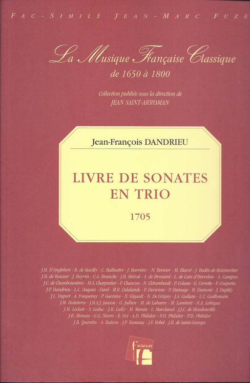 Dandrieu: Livre de Sonates en Trio (1705)