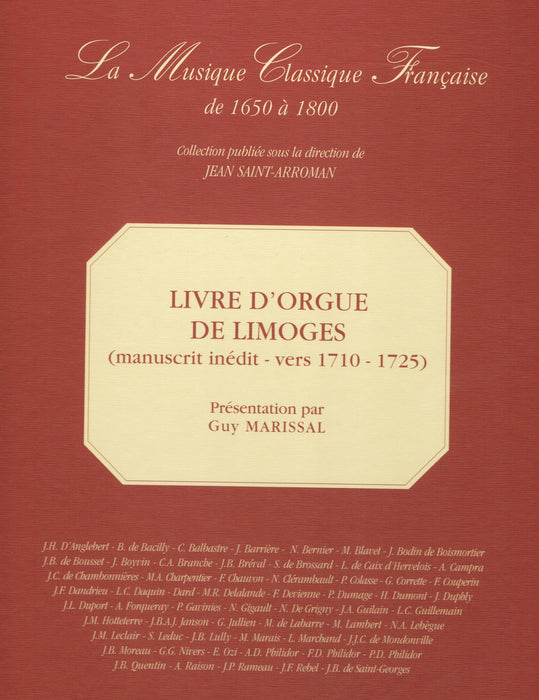 Various: Livre D'Orgue de Limoges
