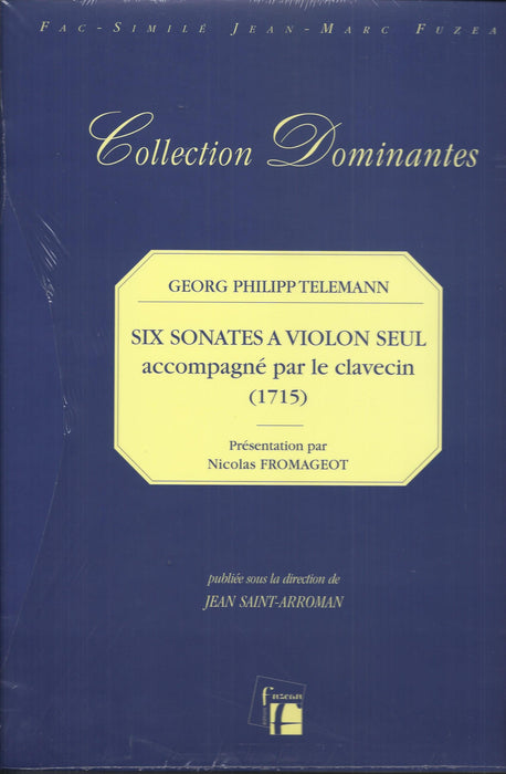 Telemann: 6 Sonatas for Violin and Harpsichord (1715)