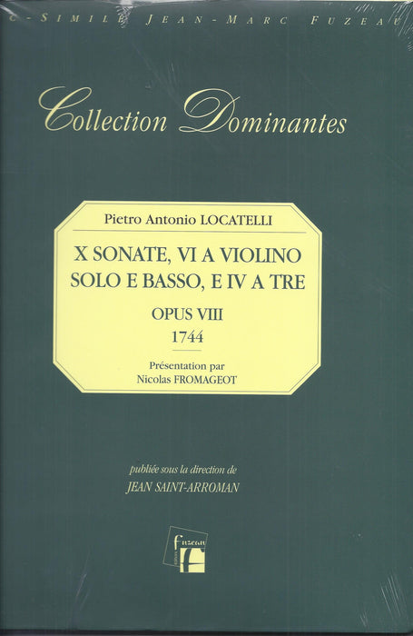 Locatelli: 10 Sonatas - 6 Sonatas for Violin and Basso Continuo & 4 Trio Sonatas