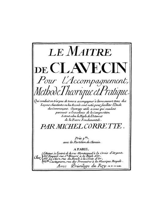 Methods & Treatises Basso Continuo France 1600 - 1800 Vol. 4
