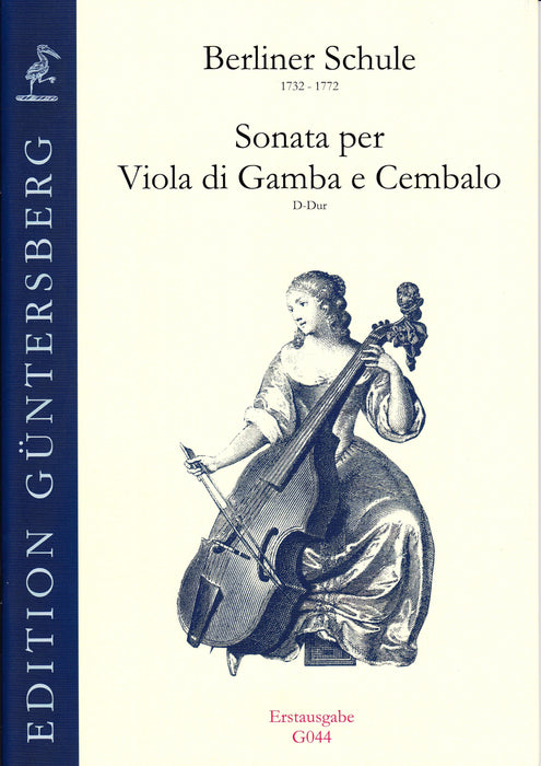 Anonymous (Berlin School): Sonata in D Major for Viola da Gamba and Harpsichord