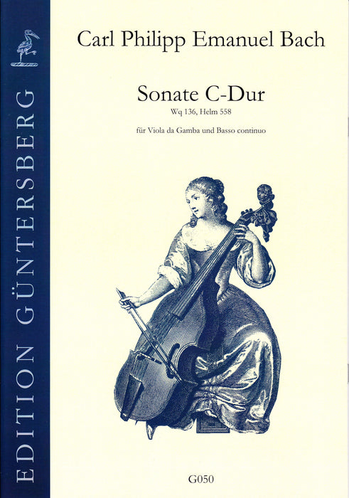 C. P. E. Bach: Sonata in C Major for Viola da Gamba and Basso Continuo