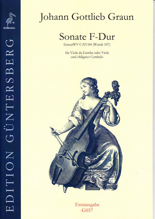 Graun: Sonata in F Major for Viola da Gamba or Viola and Basso Continuo