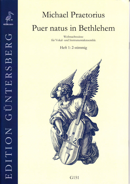 Praetorius: Puer Natus in Bethlehem, Vol. 1 for 2 Voices or Instruments