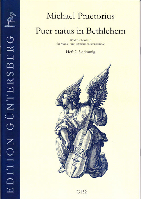 Praetorius: Puer Natus in Bethlehem, Vol. 2 for 3 Voices or Instruments