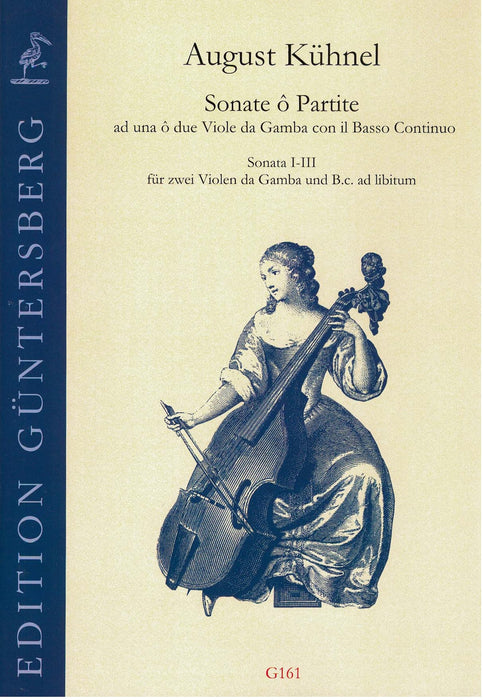 Kühnel: Sonatas 1-3 for 2 Bass Viols and Basso Continuo ad. lib.