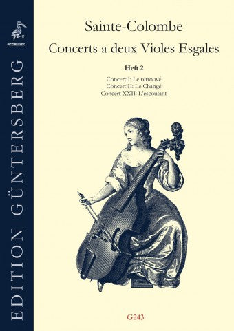 Sainte-Colombe: Concerts for 2 Bass Viols, Vol. 2