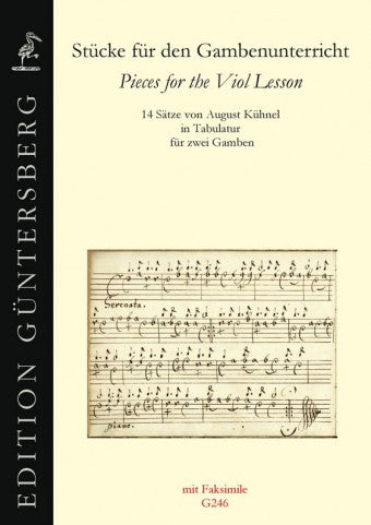 Kühnel: Pieces for the Viol Lesson