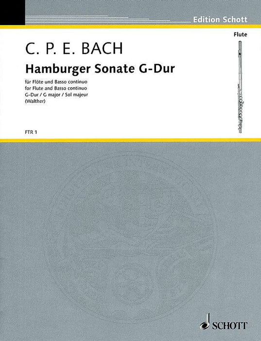 C.P.E. Bach: Hamburger Sonata in G Major for Flute and Basso Continuo