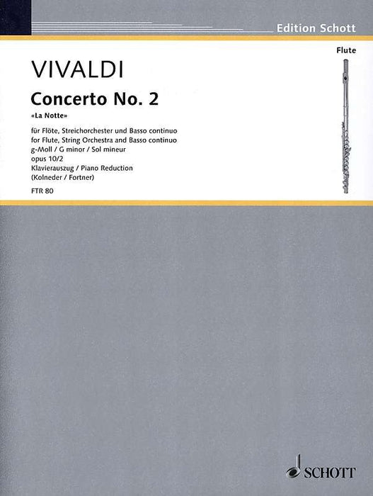Vivaldi: Concerto "La Notte" for Flute and Orchestra - Piano Reduction