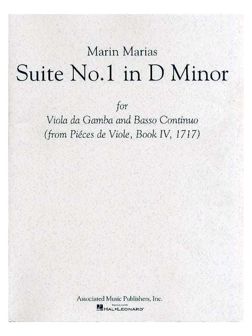 Marais: Suite No. 1 in D Minor for Viola da Gamba and Basso Continuo