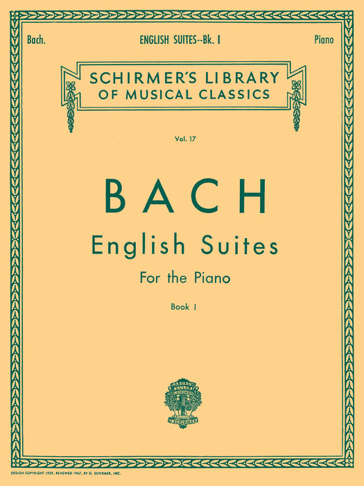 J. S. Bach: English Suites, Book 1
