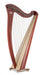 Mia 34 string harp (Gut strings) in green finish by Salvi