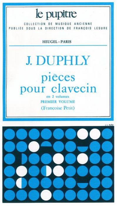 Duphly: Pieces de Clavecin - Volume 1