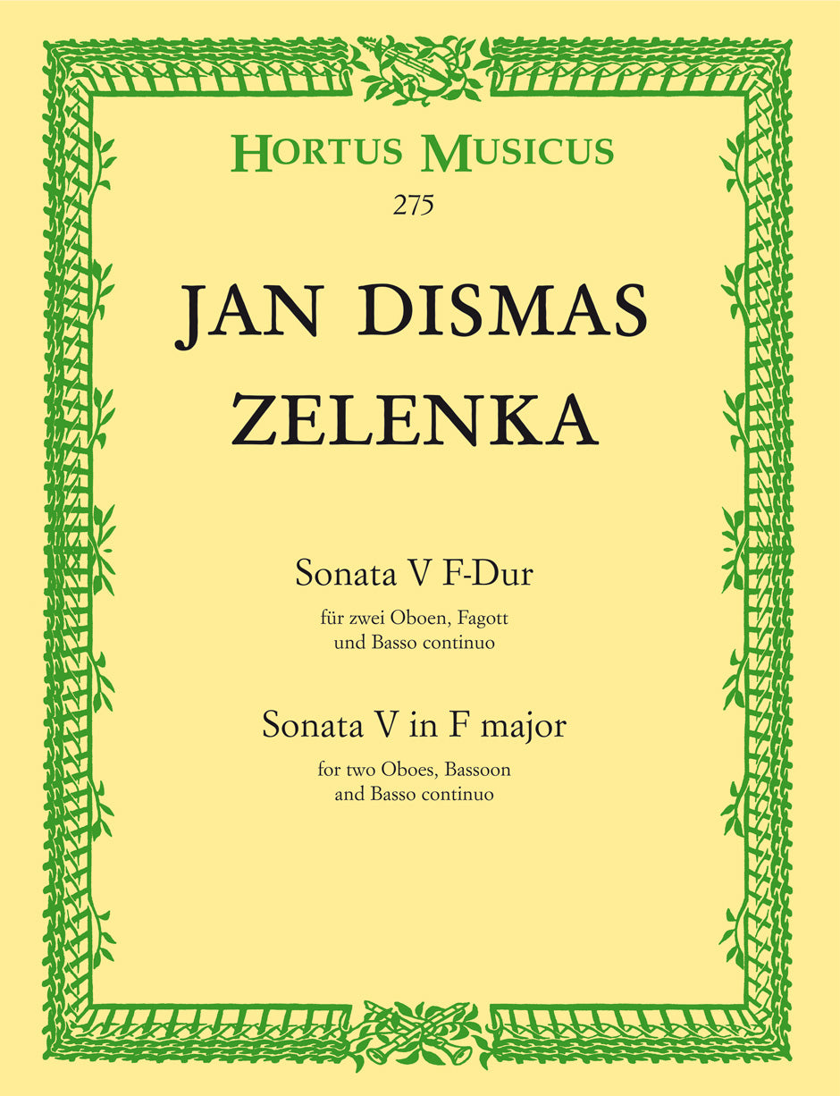 奏ページ Zelenka: Sonata No. 5 in F Major