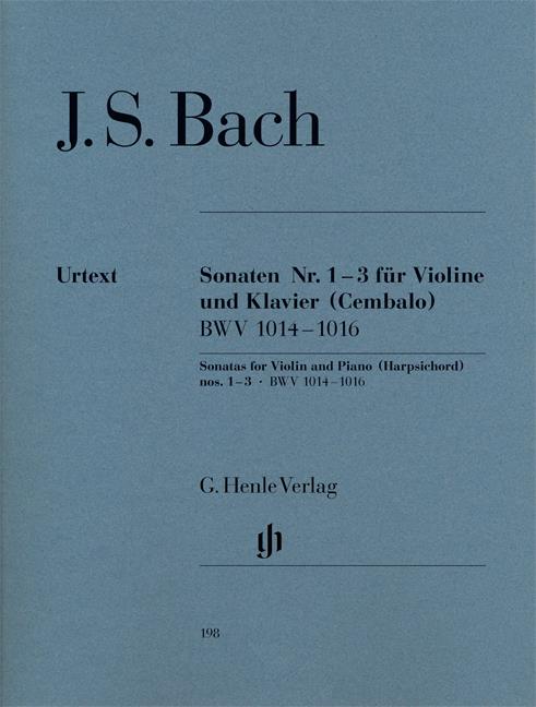 J. S. Bach: Sonatas 1-3 for Violin and Harpsichord