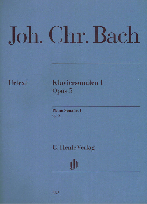 J. C. Bach: Piano Sonatas I, Opus 5