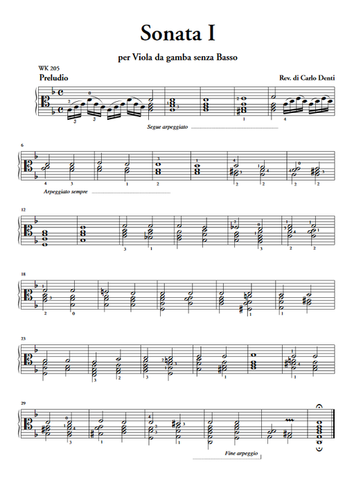 Abel: 6 Sonatas for Viol