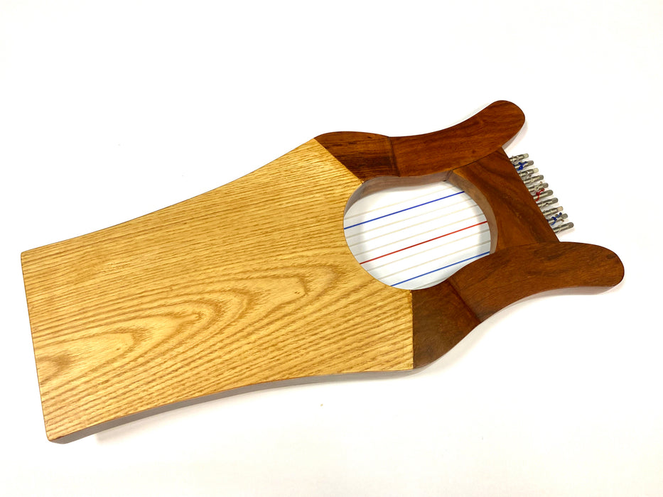EMS Mini Kinnor 10 String Lyre in Beech by Early Music Shop