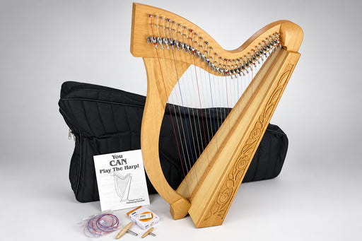 Gold Harp Bundle - Heritage 29-String Minstrel Harp