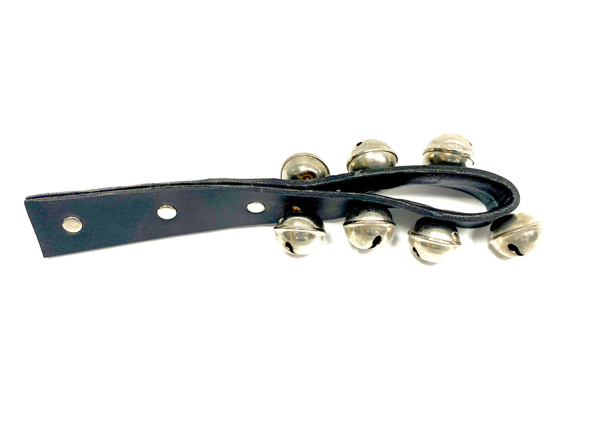 Bell Shaker on Leather Strap by Early Music Shop